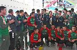 София - Пристигане на националният отбор по футбол на България до 19 години