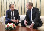 София - Среща на Румен Радев с Доналд Туск