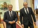 София - Среща на Румен Радев с Доналд Туск