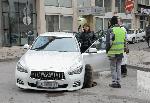 София – Инцидент с пропаднал в шахта автомобил