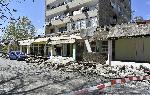 Сливен - Паднала козирка на блок