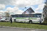 Автобус се блъсна в билборд след катастрофа с джип в Бургас