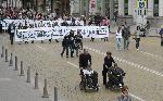 София – Протест на родители на деца с увреждания пред Народното събрание