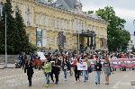 София – Протест на родители на деца с увреждания пред Народното събрание