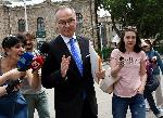 Председателят на ВКС Лозан Панов влезе на среща при президента Радев