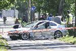 БМВ проби оградата на булевард "Цар Борис III"