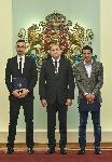 Президентът Румен Радев прие Димитър Бербатов и Луиш Фиго