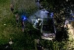 Изгоря лек автомобил в Монтана