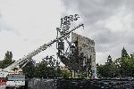 София - Демонтаж на скулптурите на Паметник 1300 години България