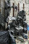 София - Демонтаж на скулптурите на Паметник 1300 години България