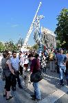 София – Протест срещу демонтирането на паметника "1300 години България" пред НДК