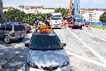София - Подготовка за транспортиране на изгорял кран