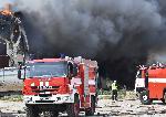 Казичене, София - Пожар в склад за дрехи