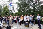 София – Протест пред входа на Народното събрание