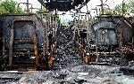 Бургас – Изгорял автобус на пътя  Черноморец - Бургас