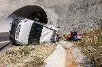 Благоевград - Обърнат микробус