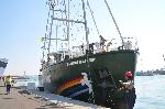 Бургас - Акостиране на кораба ""Rainbow Warrior