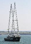 Бургас - Акостиране на кораба ""Rainbow Warrior