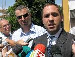 Русе - Протест на работници от военния завод "Дунарит"