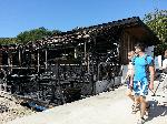Изгоря плажно заведение във Варна