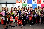 София - Посрещане на националния отбор по художествена гимнастика