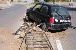 Благоевград - Катастрофа в разделителна желязна ограда