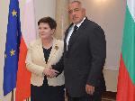 Бойко Борисов посрещна полския премиер Беата Шидло в България
