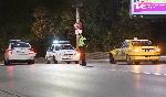Такси блъсна патрулка на булевард "Черни връх"