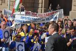 София – Протест на работниците и служителите на "Емко" пред Министерски съвет
