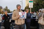 Жители на "Лозенец" се събраха на протест срещу строежа на небостъргач