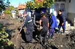 Село Равнец, Бургас - Почистване след наводнение