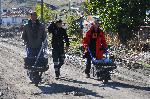 Село Равнец, Бургас - Почистване след наводнение