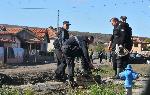 Село Равнец, Бургас - Почистване след наводнение