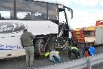 Ямбол - Катастрофирал автобус на магистрала "Тракия"