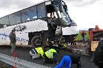 Ямбол - Катастрофирал автобус на магистрала "Тракия"