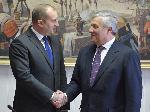 Президентът Румен Радев се срещна с председателя на Европейския парламент Антонио Таяни
