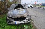 Автомобил пламна в движение в бургаския "Меден рудник"