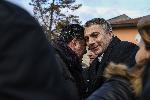 Хитрино - Поднасяне на цветя в Хитрино в памет на загиналите при влаковата катастрофа през 2016г.