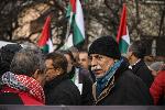 София - Протест на палестинци пред Американското посолство