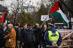 София - Протест на палестинци пред Американското посолство