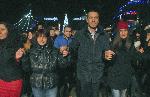 Бургазлии посрещнаха новата година на площад „Тройката”
