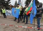 София - Протест на полицаите в района на Окръжна болница