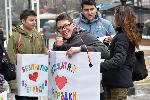 София – Празнуване на Международния ден на прегръдката по булевард „Витоша"
