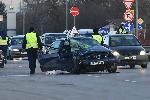 Два автомобила катастрофираха на входа на София