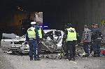 София - Катастрофа - Обърнат автомобил
