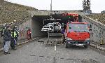 София - Катастрофа - Обърнат автомобил