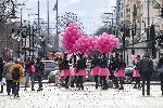 София - Светофари и балони с формата на сърца в София