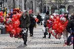София - Светофари и балони с формата на сърца в София