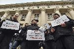 София - Протест пред Съдебната палата