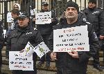 София - Протест пред Съдебната палата